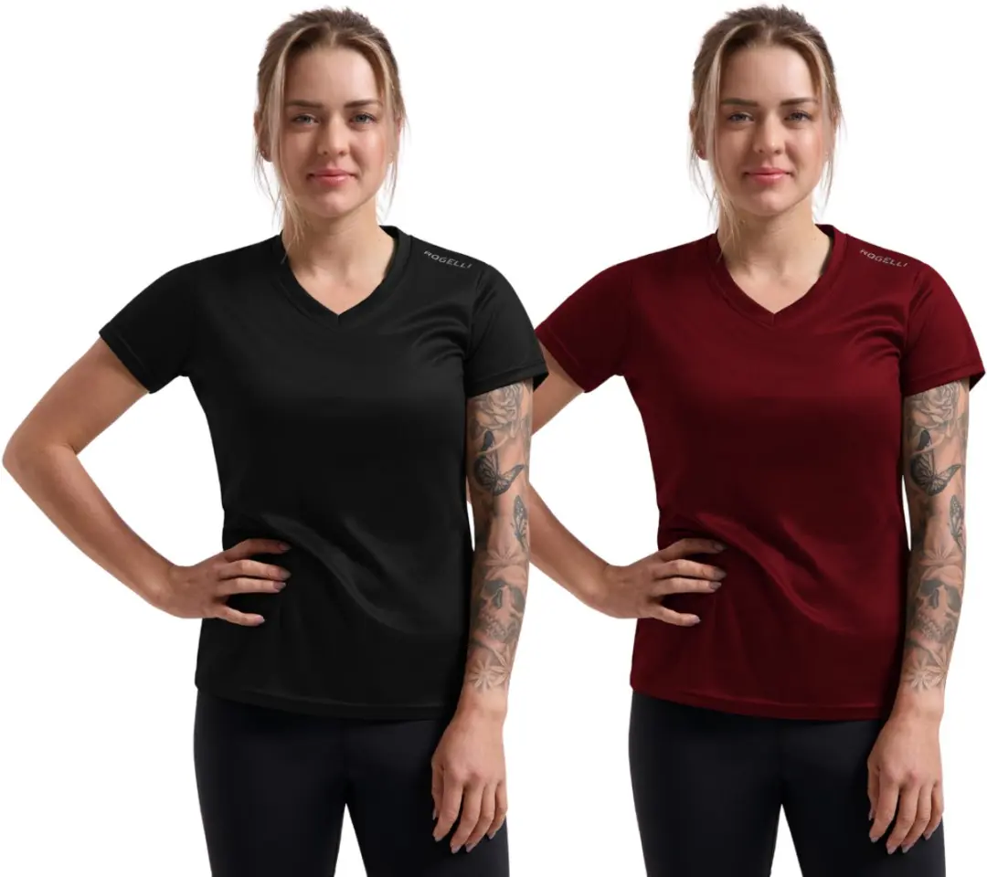 Rogelli Promo Dames 2 pack Sportshirt