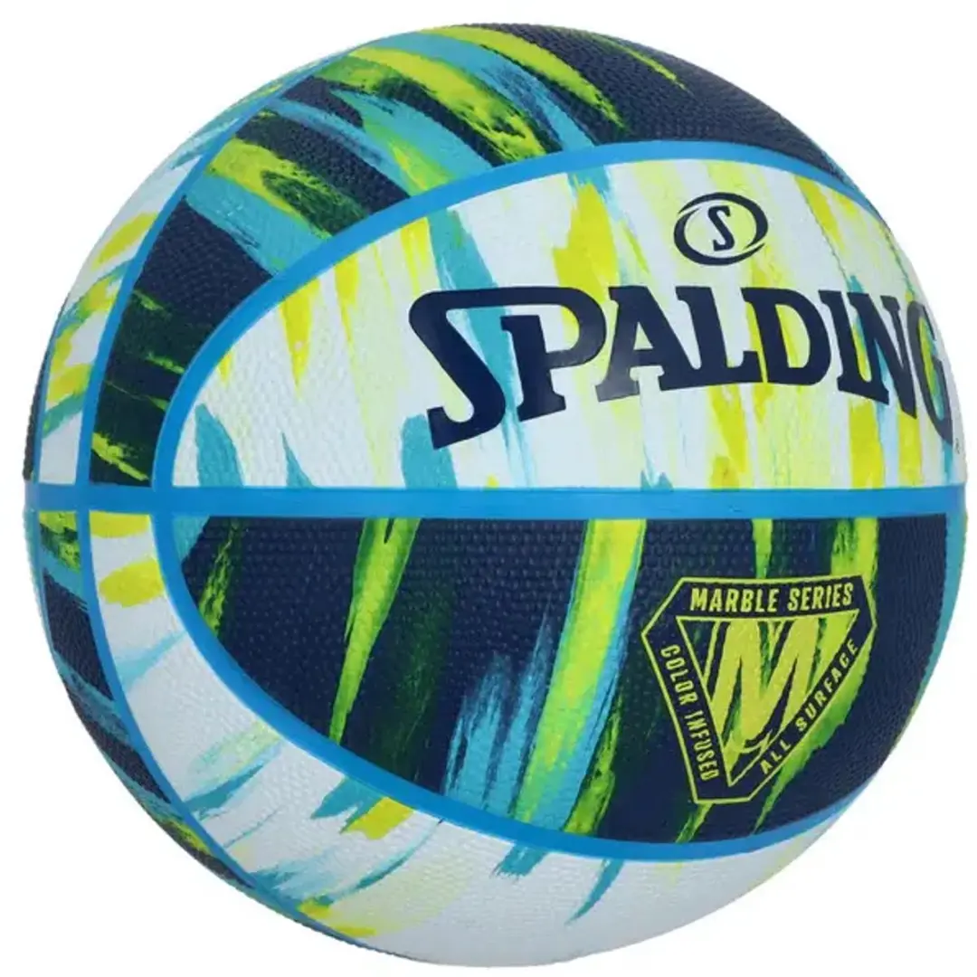 Spalding Marble Series Basketbal Bal 7 - Blauw