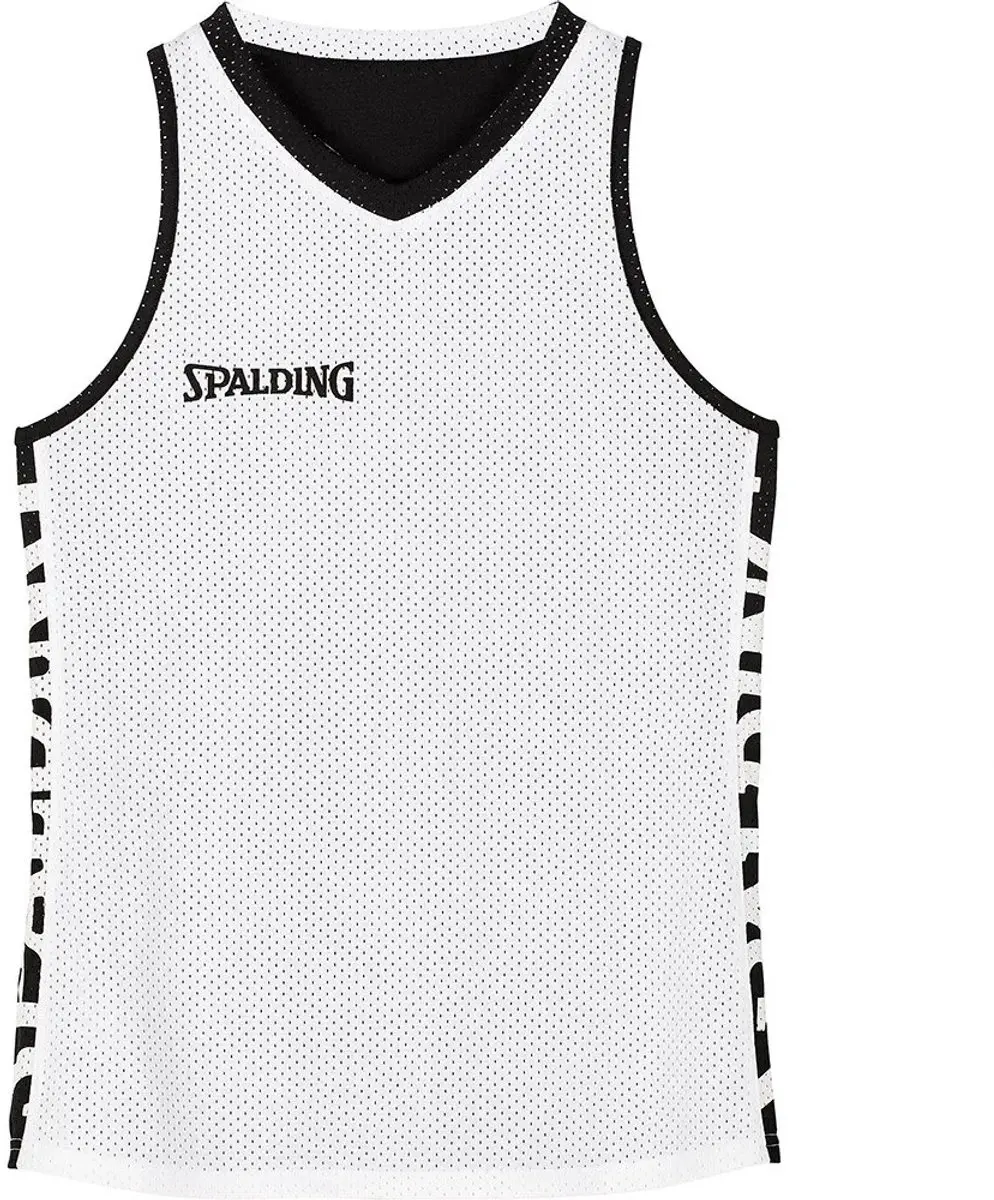 Spalding Essential Reversible Tanktop - Zwart/Wit/XL - afbeelding 3 van 6