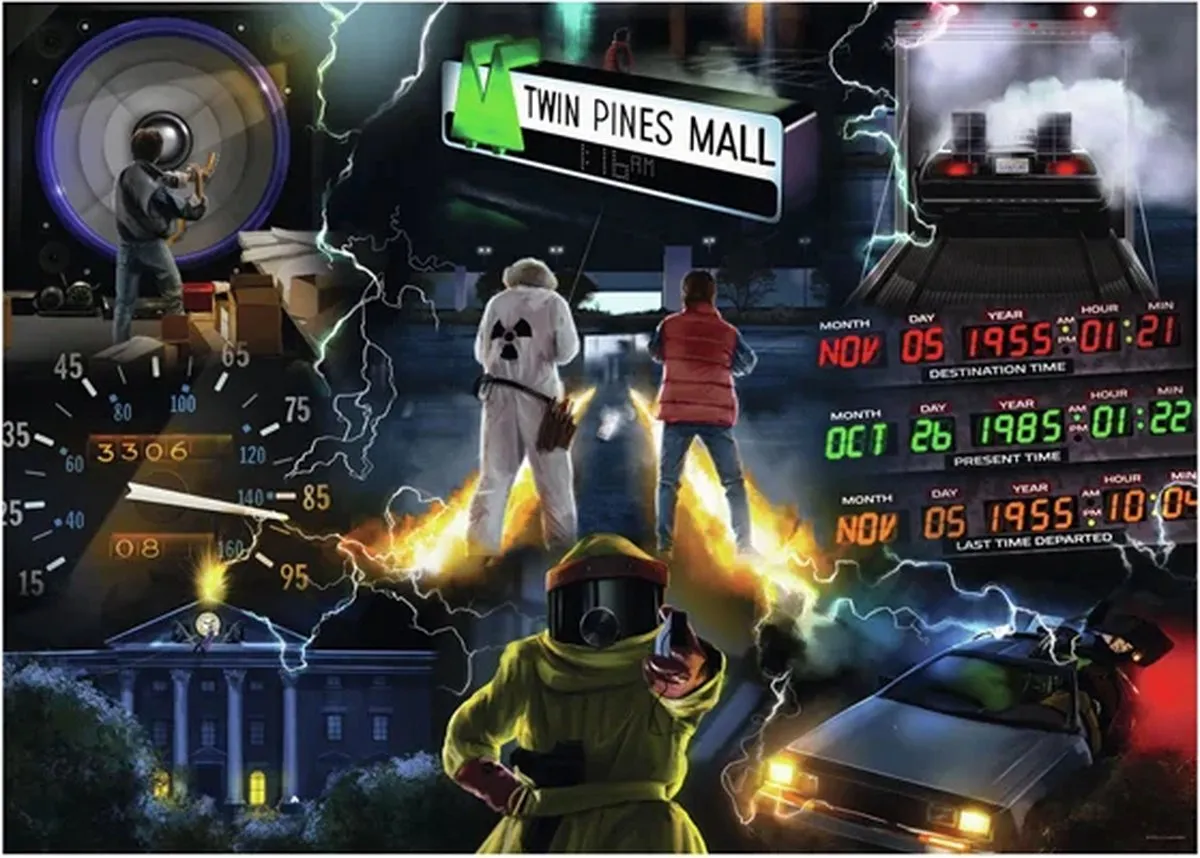 Ravensburger Back to the Future Puzzel 1000 Stuks - Multi