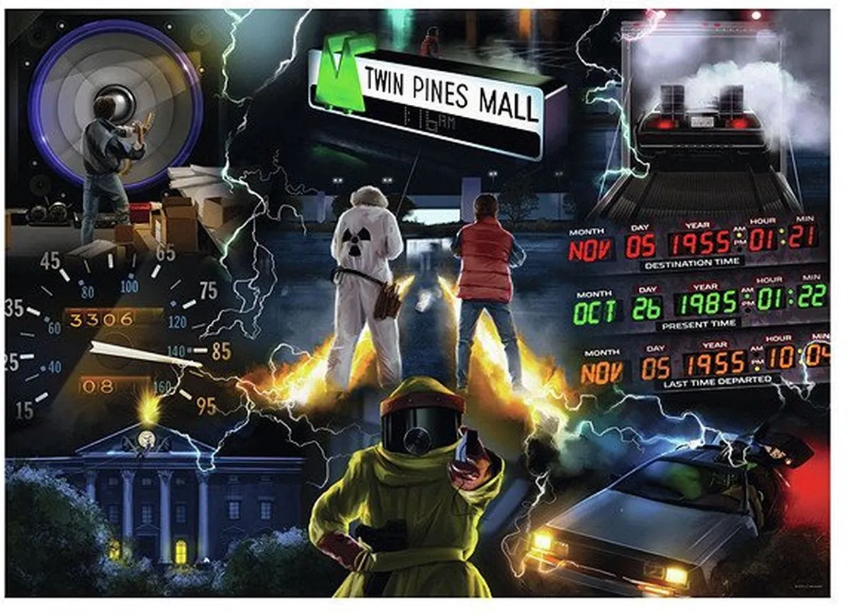Ravensburger Back to the Future Puzzel 1000 Stuks - Multi
