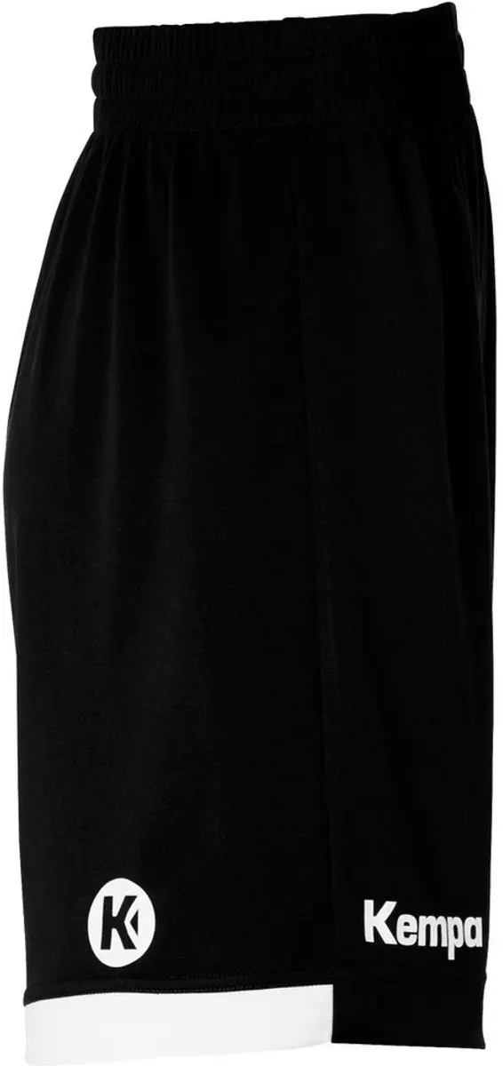 Kempa Player Long Shorts Dames - S - Zwart/Wit