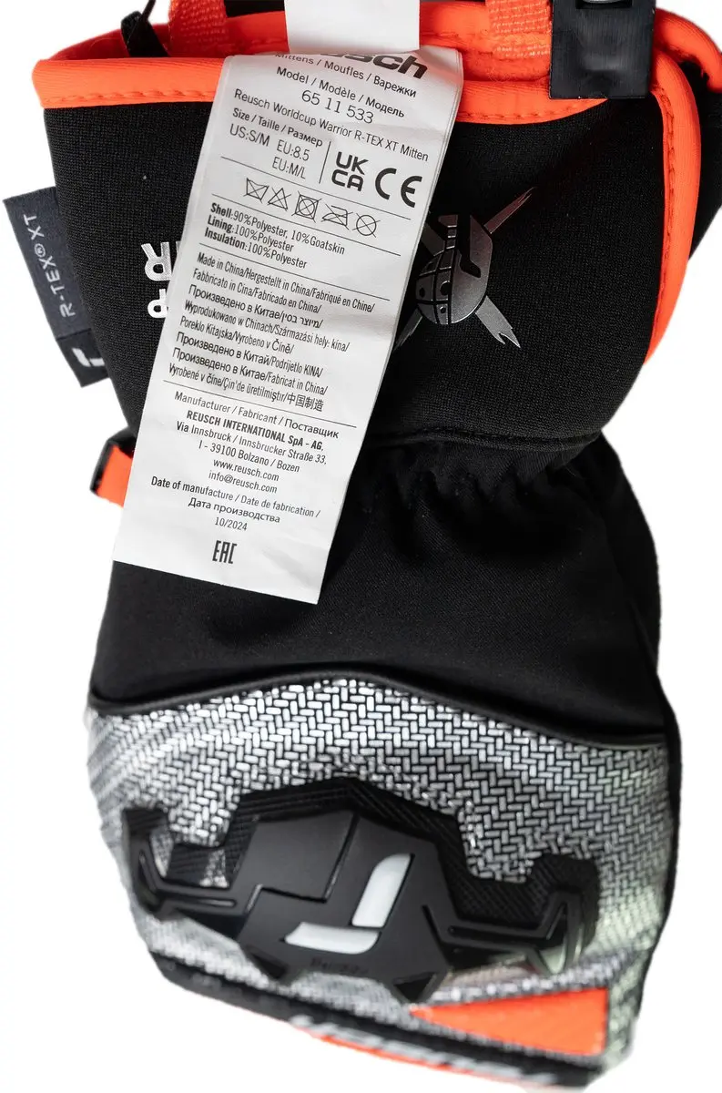 Reusch Worldcup Warrior R-TEX XT Fäustlinge - Grijs-meerkleurig - afbeelding 2 van 6