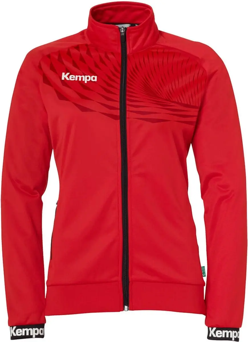 Kempa Wave 26 Poly Dames Trainingsjack - XL - Wit/Grijs - afbeelding 4 van 6