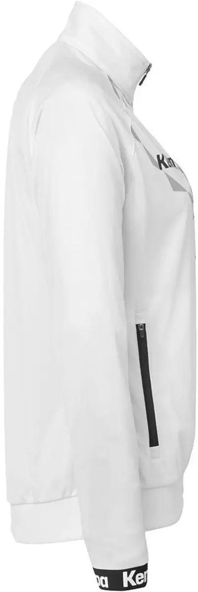 Kempa Wave 26 Poly Dames Trainingsjack - XL - Wit/Grijs - afbeelding 3 van 6