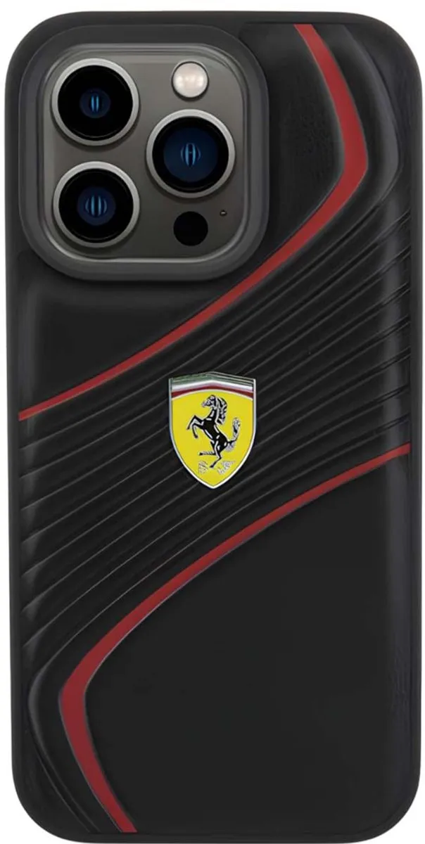 Ferrari Twist Metal Logo Back Case