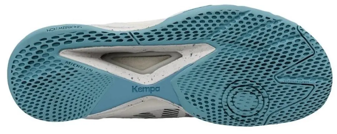 Kempa Wing Lite 3.0 Dameshandbalschoenen 39.5 - Weiß/Aqua/Schwarz - afbeelding 5 van 6