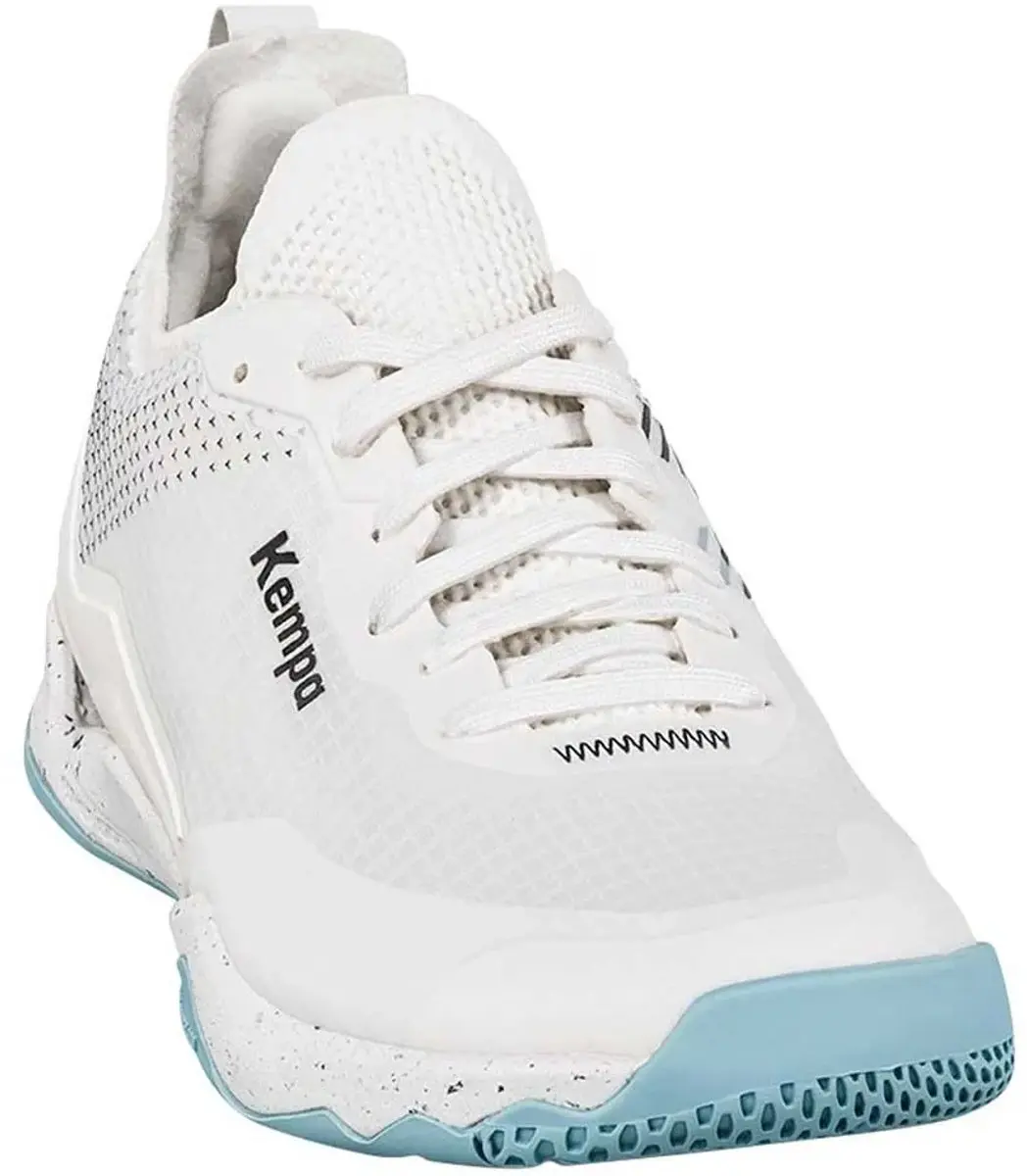 Kempa Wing Lite 3.0 Dameshandbalschoenen 39.5 - Weiß/Aqua/Schwarz - afbeelding 3 van 6