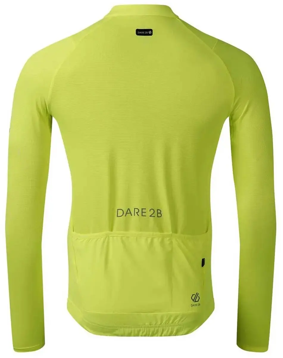 Dare 2b Heren Lightning Fietsjersey L - Geel
