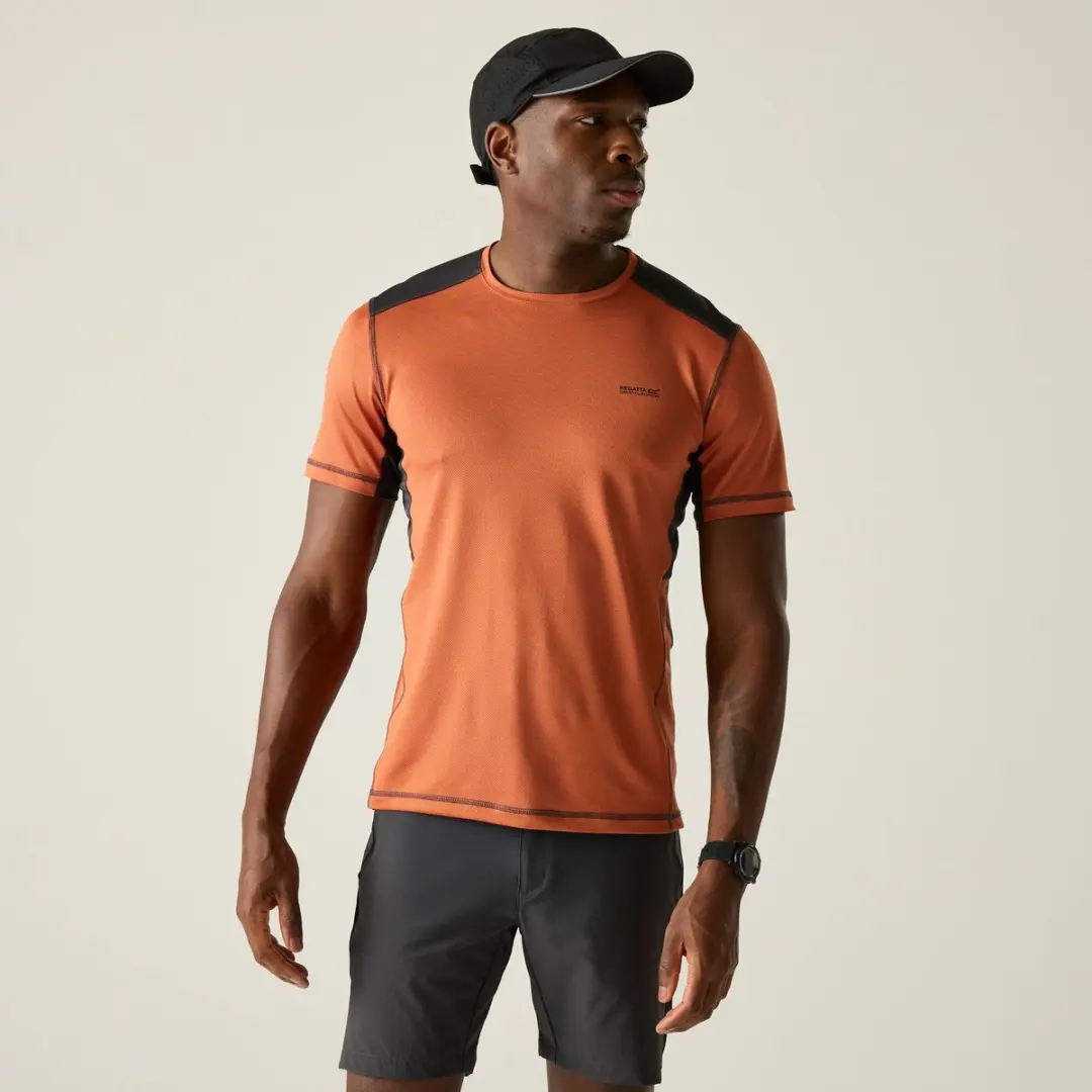 Regatta Virda Heren T-shirt Blauw - XXL