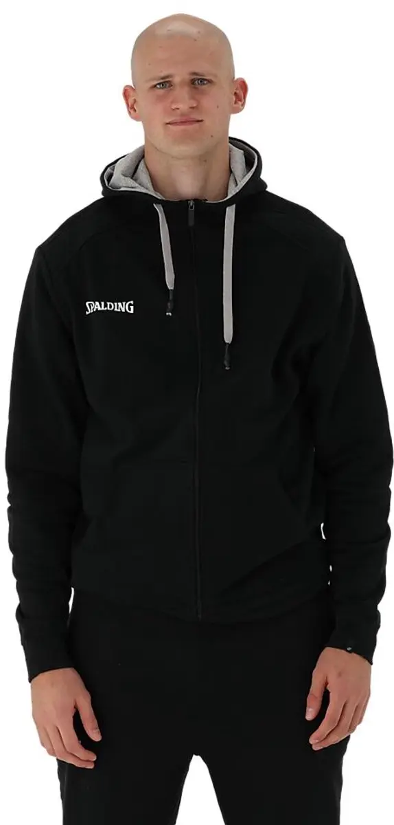Spalding Flow Hoodie Zipper Jacket - Zwart 140 - afbeelding 6 van 6