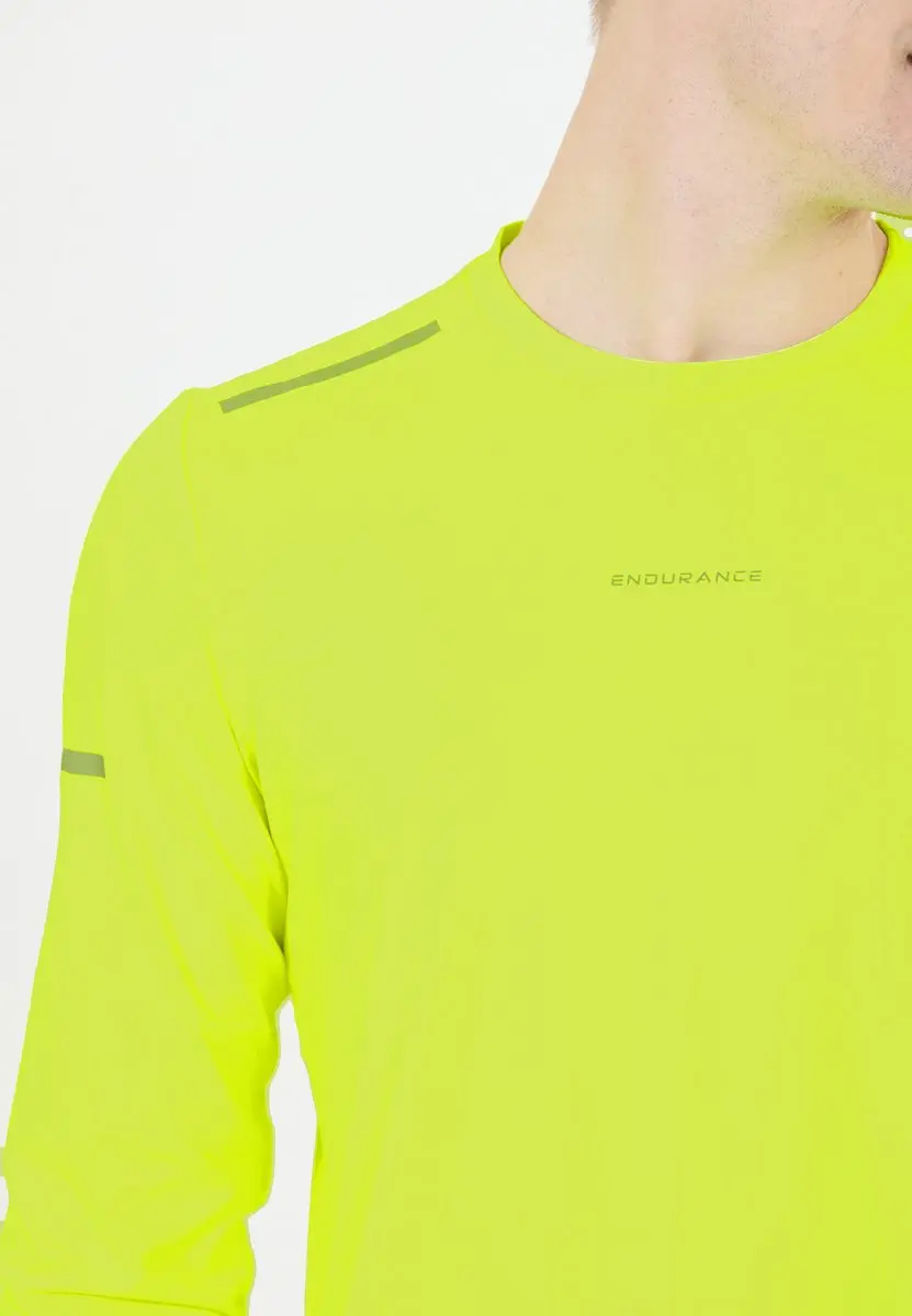 ENDURANCE Langarmshirt Ailey - XL - Neon Geel