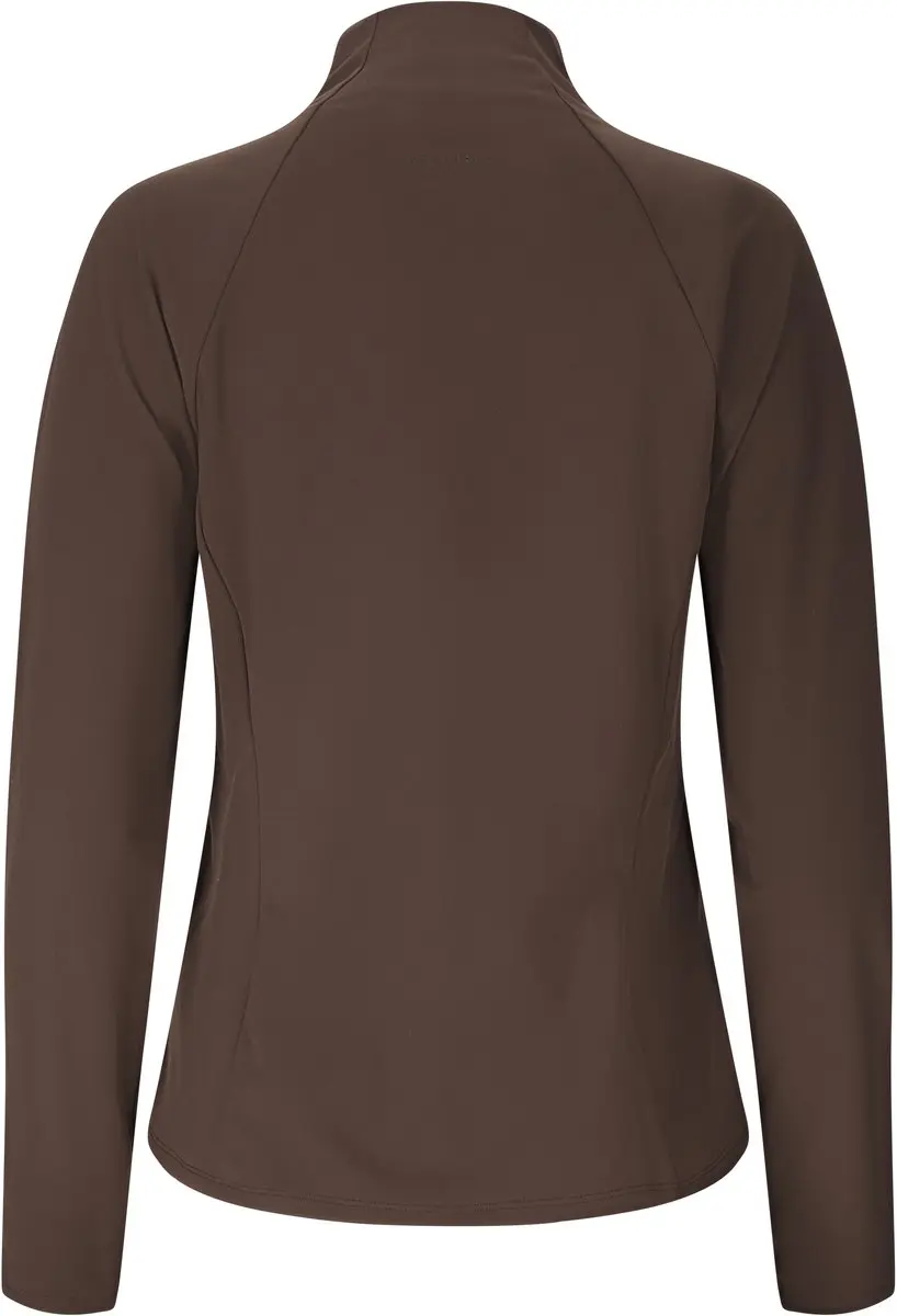 Athlecia Emarri W Full Zip Training Vest Dames - 42 - Donkerbruin - afbeelding 6 van 6