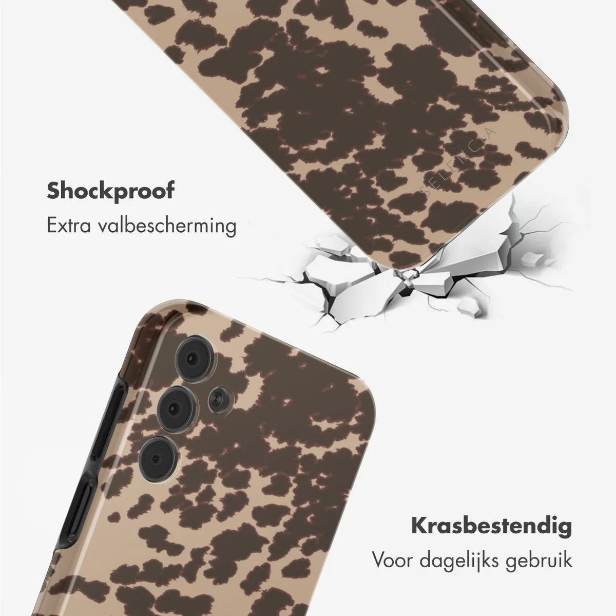 Selencia Hoesje Samsung Galaxy A15 Country Moo'd