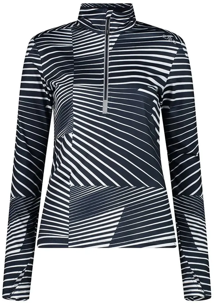 CMP Sweat 32L4336 Fleece Halve Rits - Grijs L