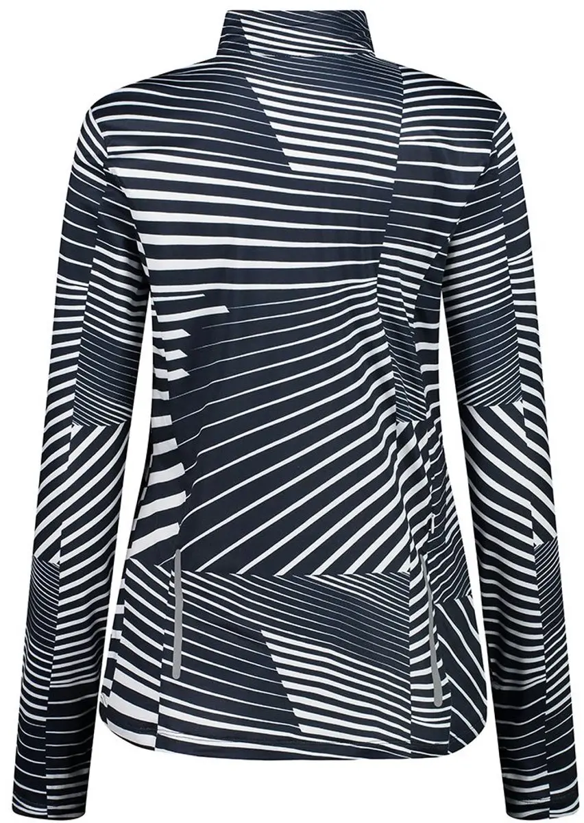 CMP Sweat 32L4336 Fleece Halve Rits - Grijs L