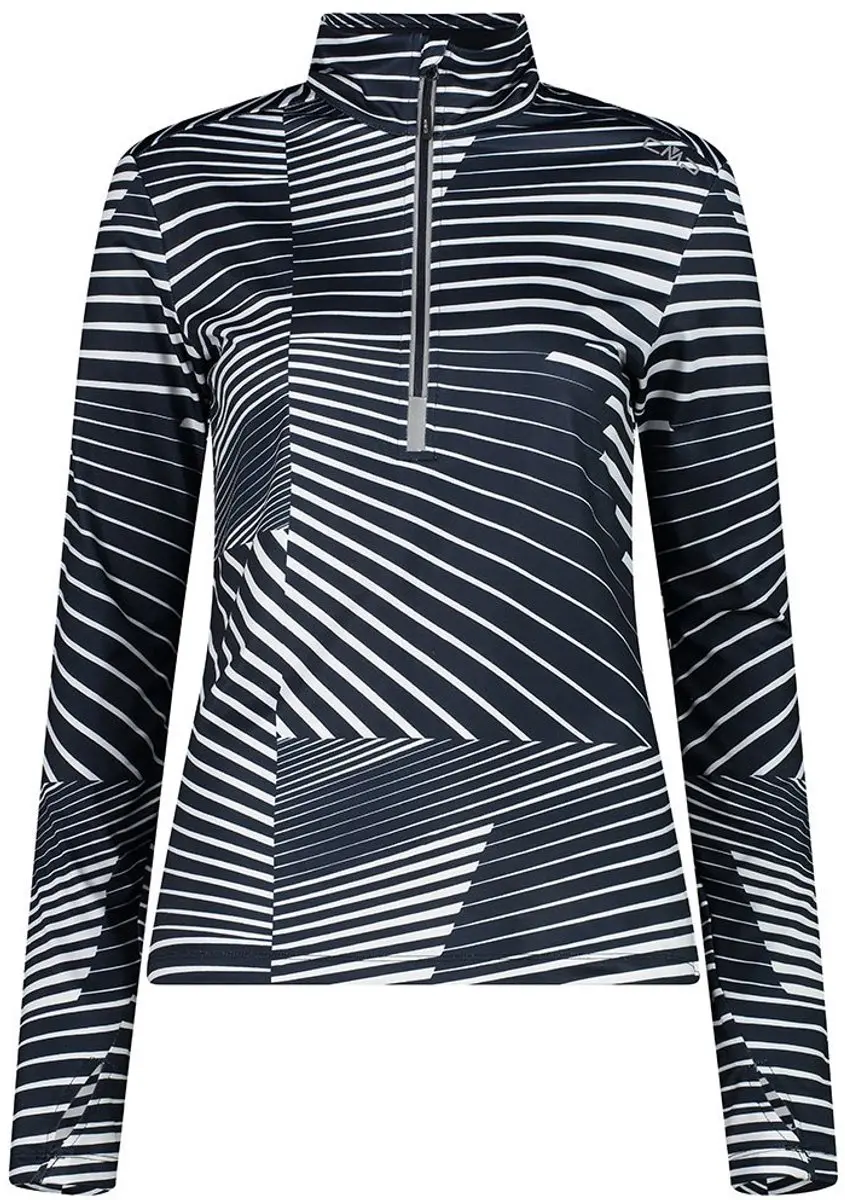 Cmp Sweat 32l4336 Fleece Met Halve Rits Grijs L Vrouw