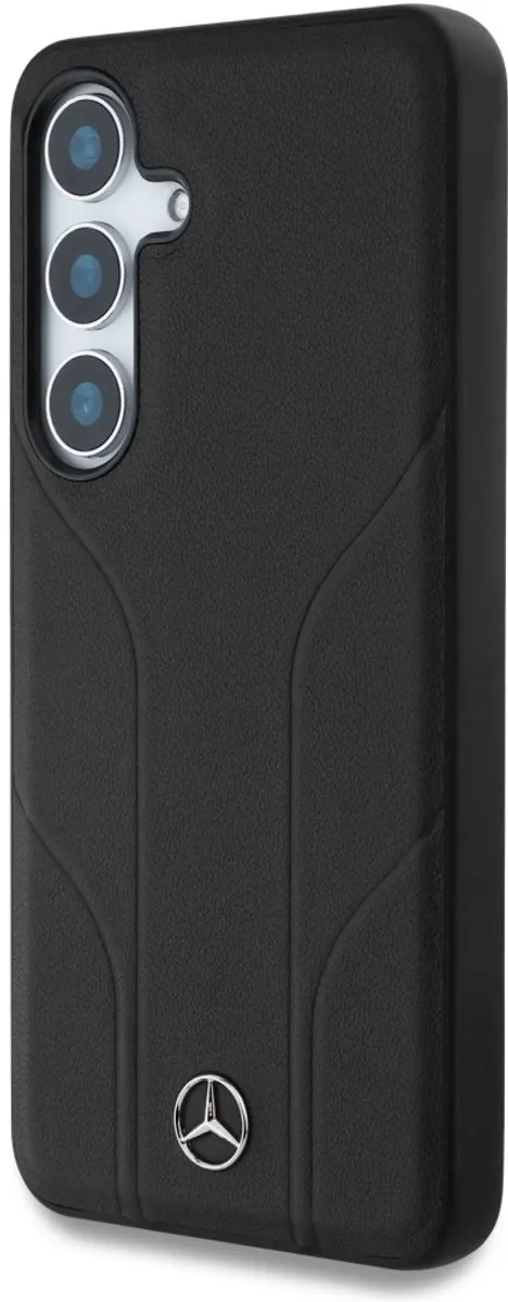 Mercedes Case Voor Samsung Galaxy S25 - Leder - Transparent