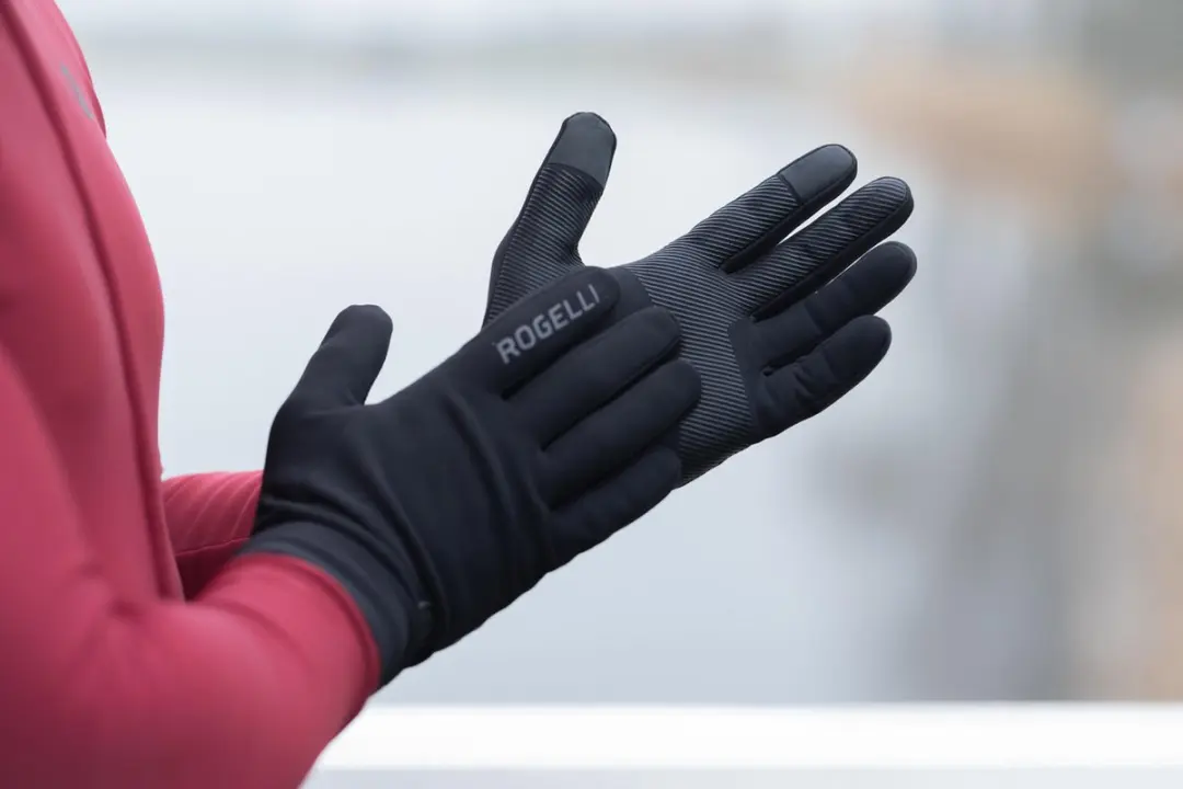 Rogelli Essential Thermal Heren Fietshandschoenen L - Zwart