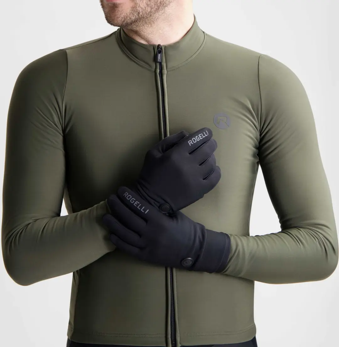 Rogelli Essential Thermal Heren Fietshandschoenen L - Zwart