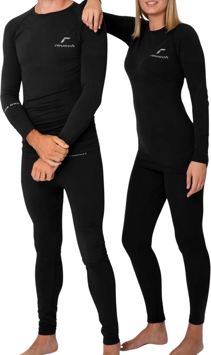 Reusch Underwear Set Warm Senior 5140409-7700 - S - Zwart