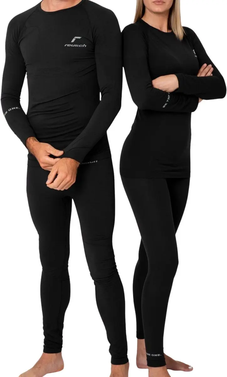 Reusch Underwear Set Warm Senior 5140409-7700 - S - Zwart