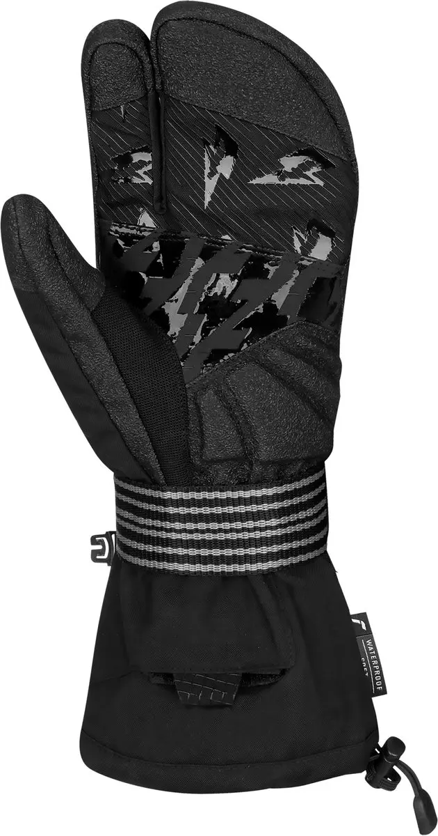 Reusch Sweeber III R-TEX XT Lobster Handschoenen - 3-vinger - Zwart - Maat 9