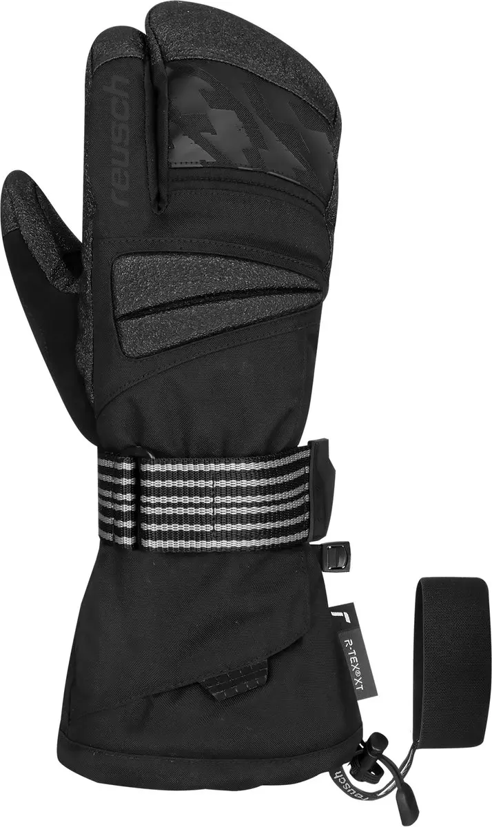 Reusch Sweeber III R-TEX XT Lobster Handschoenen - 3-vinger - Zwart - Maat 9