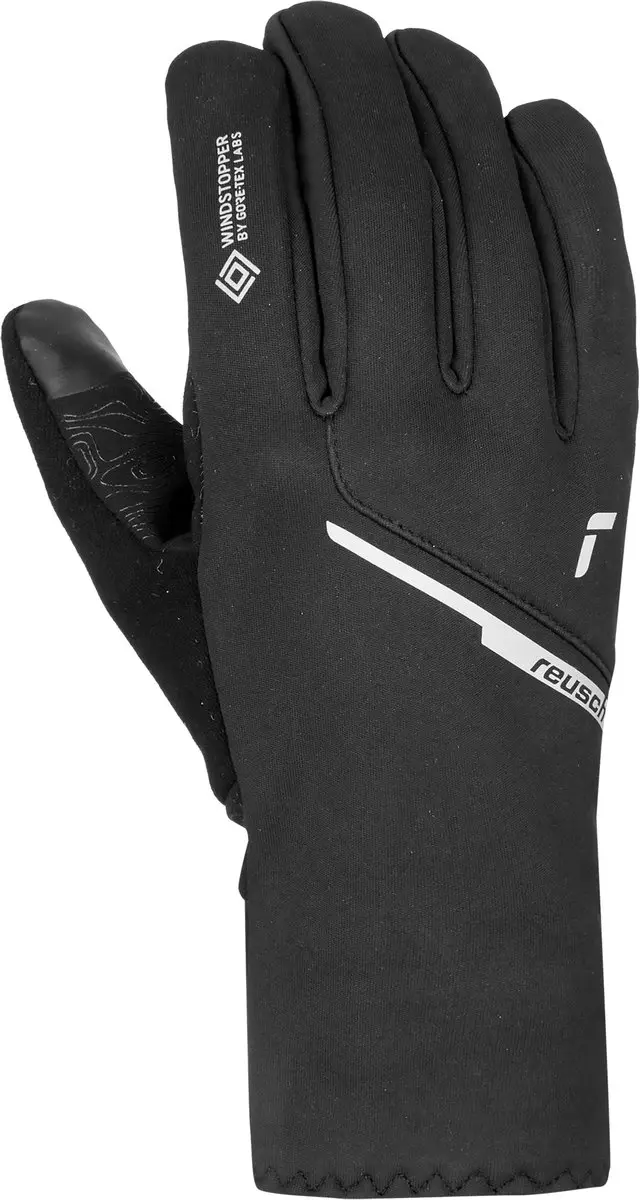 Reusch Rider WINDSTOPPER TOUCH-TEC Handschoenen - 9 - Zwart-Zilver