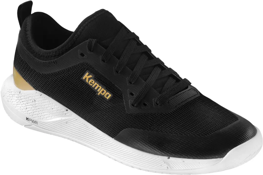 Kempa Kourtfly Glory Indoor Schoenen 41 - Zwart/Wit/Goud