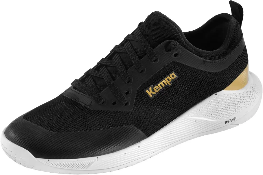 Kempa Kourtfly Glory Indoor Schoenen 41 - Zwart/Wit/Goud