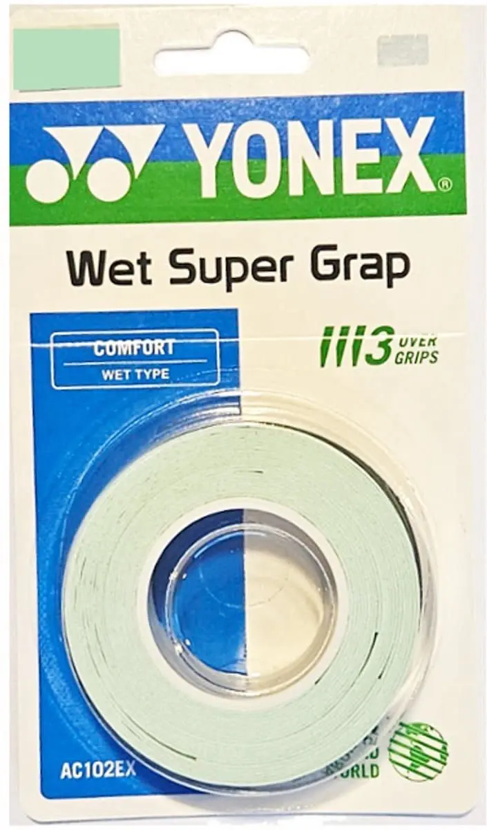 Yonex Wet Super Grap 3 Pack Overgrip AC102EX Uitvoering : Mist Pink