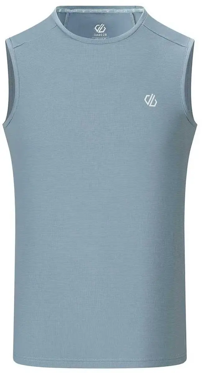Dare 2b Agile Mouwloos T-shirt - L - Blauw