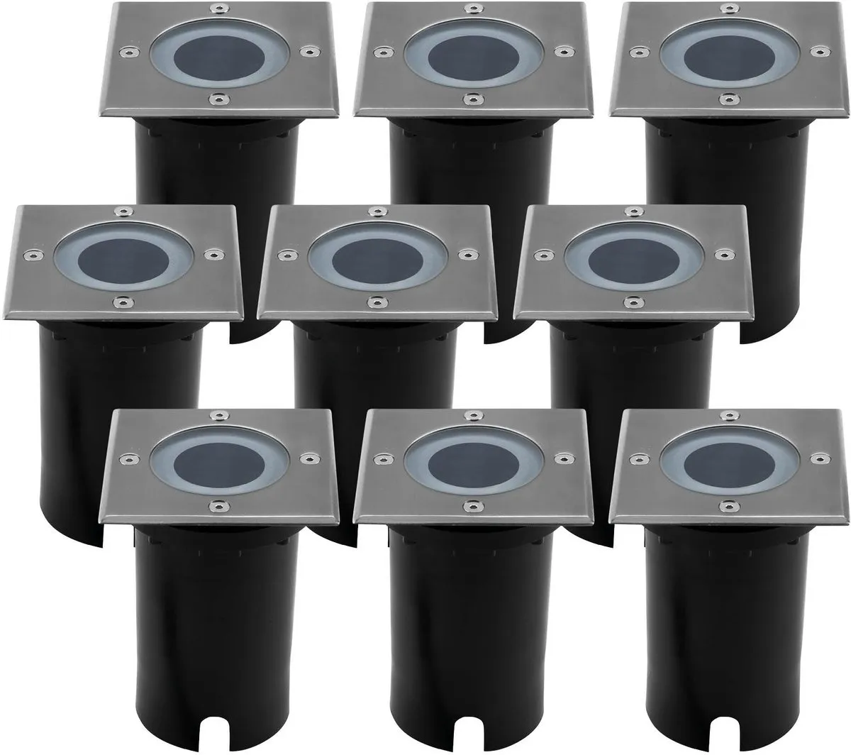 LEDVION 9x LED Grondspot GU10 IP67