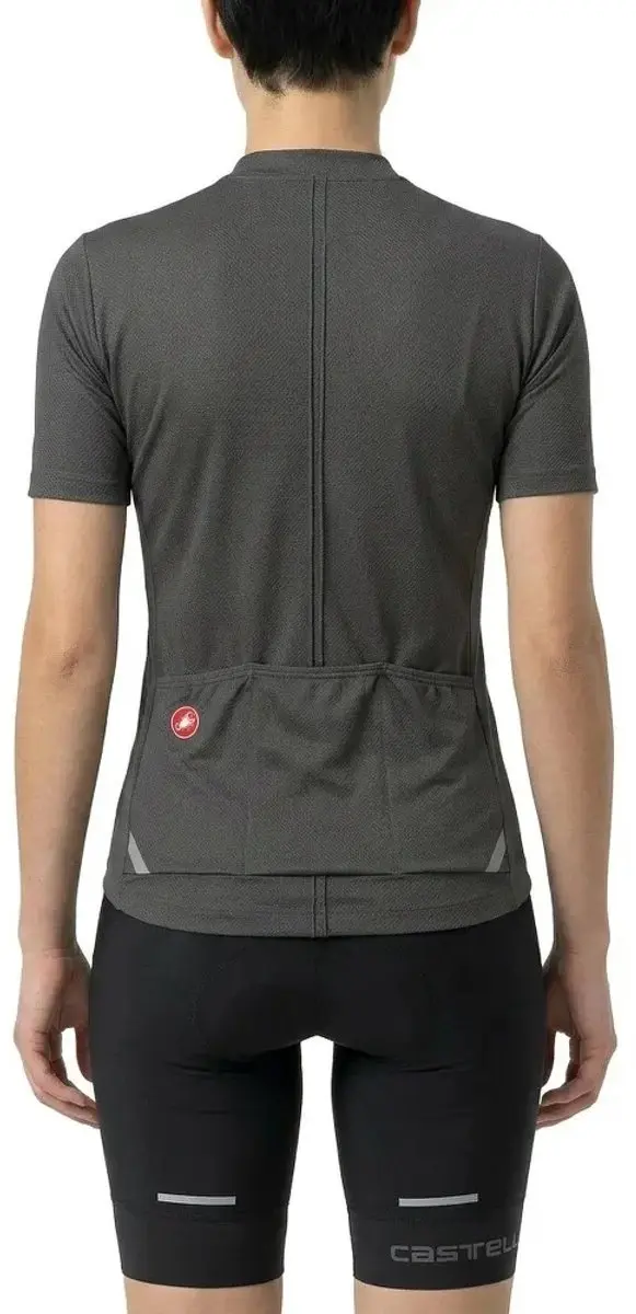 Castelli Anima 4 Fiets shirt - S - LIGHT BLACK