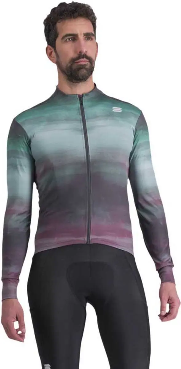 Sportful Flow Supergiara Thermal Trui Met Lange Mouwen Groen,Grijs M Man