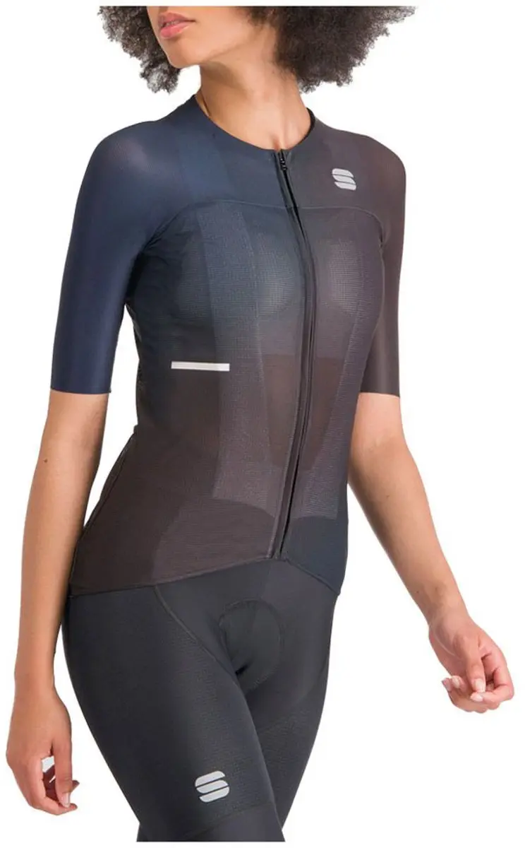 Sportful Light Korte Mouw Wielertrui Zwart M Vrouw