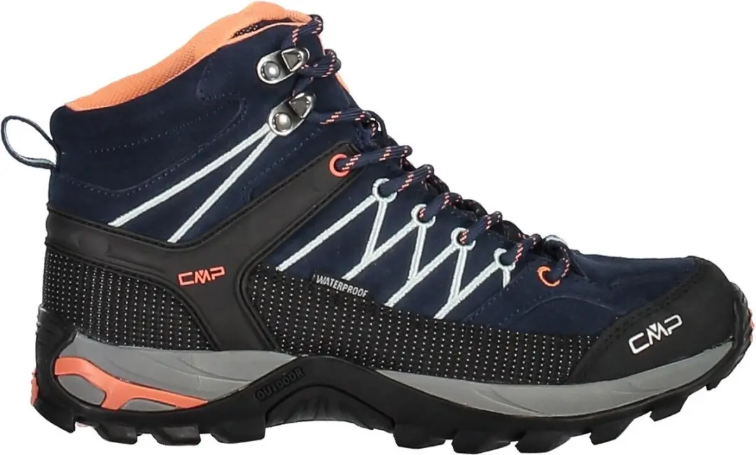 CMP Rigel Mid Wandelschoenen Dames - Blauw/Zwart - Maat 36