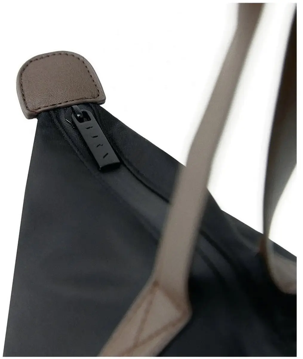 Born Living Yoga Tote Stoffentas - Zwart - afbeelding 3 van 4