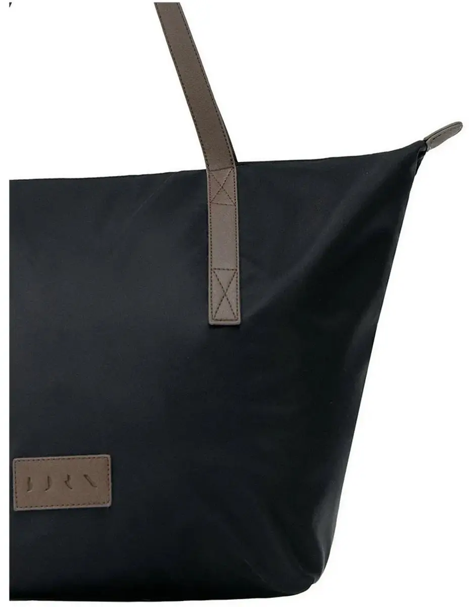 Born Living Yoga Tote Stoffentas - Zwart - afbeelding 2 van 4