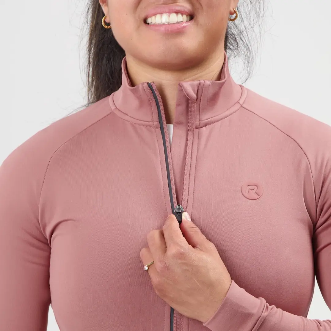 Rogelli Essential II Dames Fietsshirt Lange Mouw - Roze