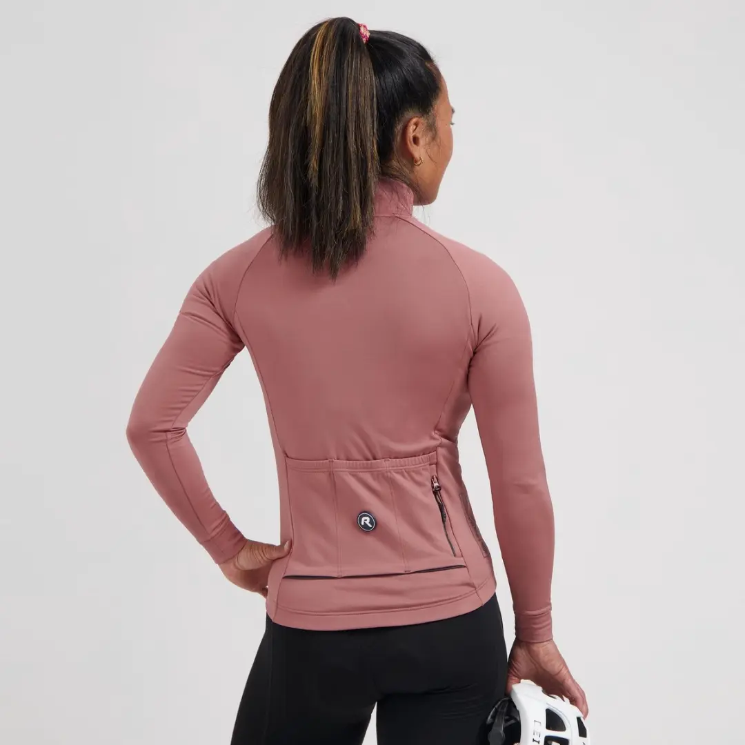 Rogelli Essential II Dames Fietsshirt Lange Mouw - Roze