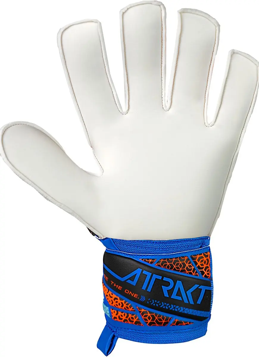 Reusch Attrakt Solid Keepershandschoenen 9 - Donkerblauw-oranje