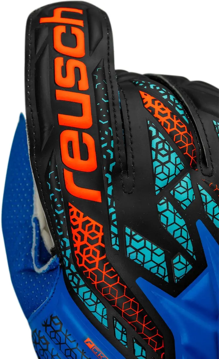 Reusch Attrakt Solid Keepershandschoenen 9 - Donkerblauw-oranje