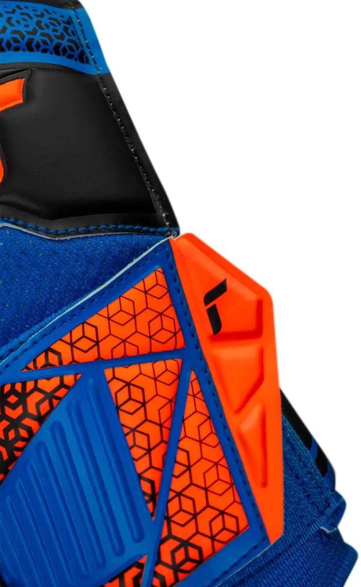 Reusch Attrakt Solid Keepershandschoenen 9 - Donkerblauw-oranje