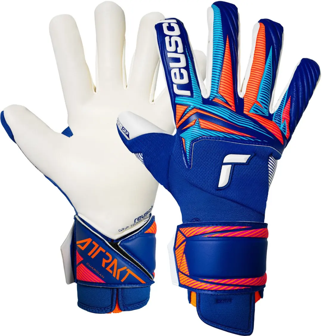 Reusch Attrakt Gold X Guardian Sharp Blue Keepershandschoenen