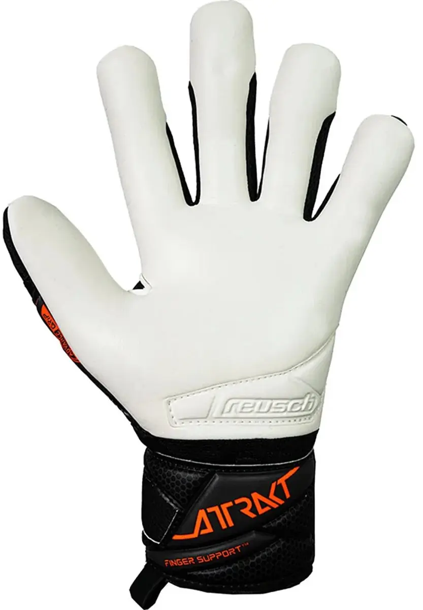 Reusch Attrakt Advance Keepershandschoenen 5670210-7783 - Maat 8 - Zwart/ Oranje/Wit