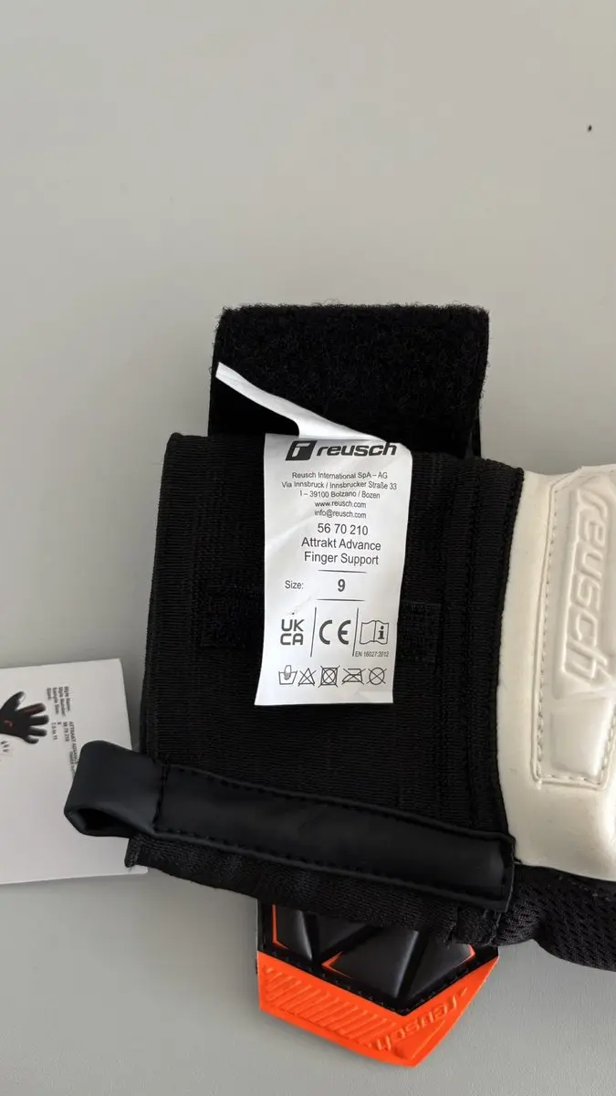 Reusch Attrakt Advance Keepershandschoenen 5670210-7783 - Maat 8 - Zwart/ Oranje/Wit