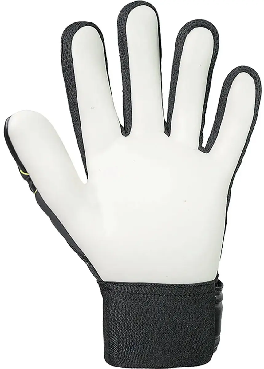 Reusch Attrakt Starter Solid Finger Keepershandschoenen Junior 6 - Zwart/Geel/Wit