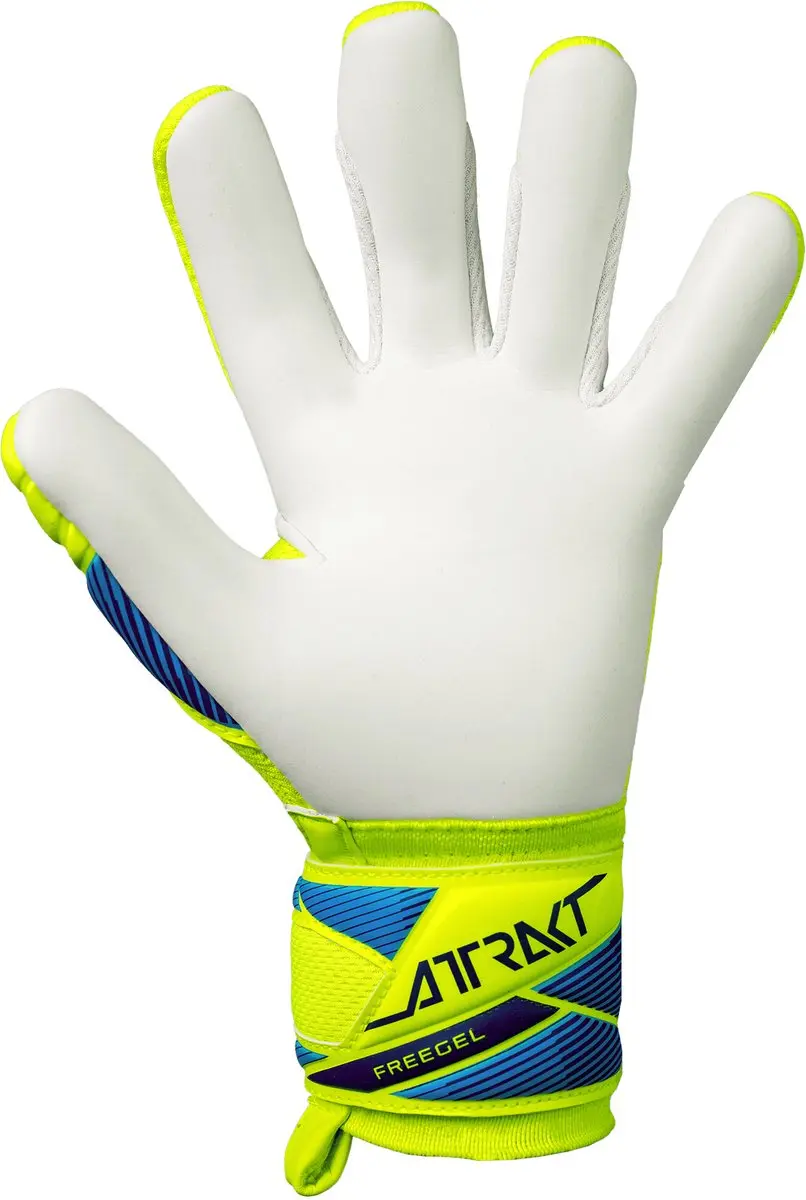 Reusch Torwarthandschuhe Attrakt Freegel Advance Junior - Geel-Blauw